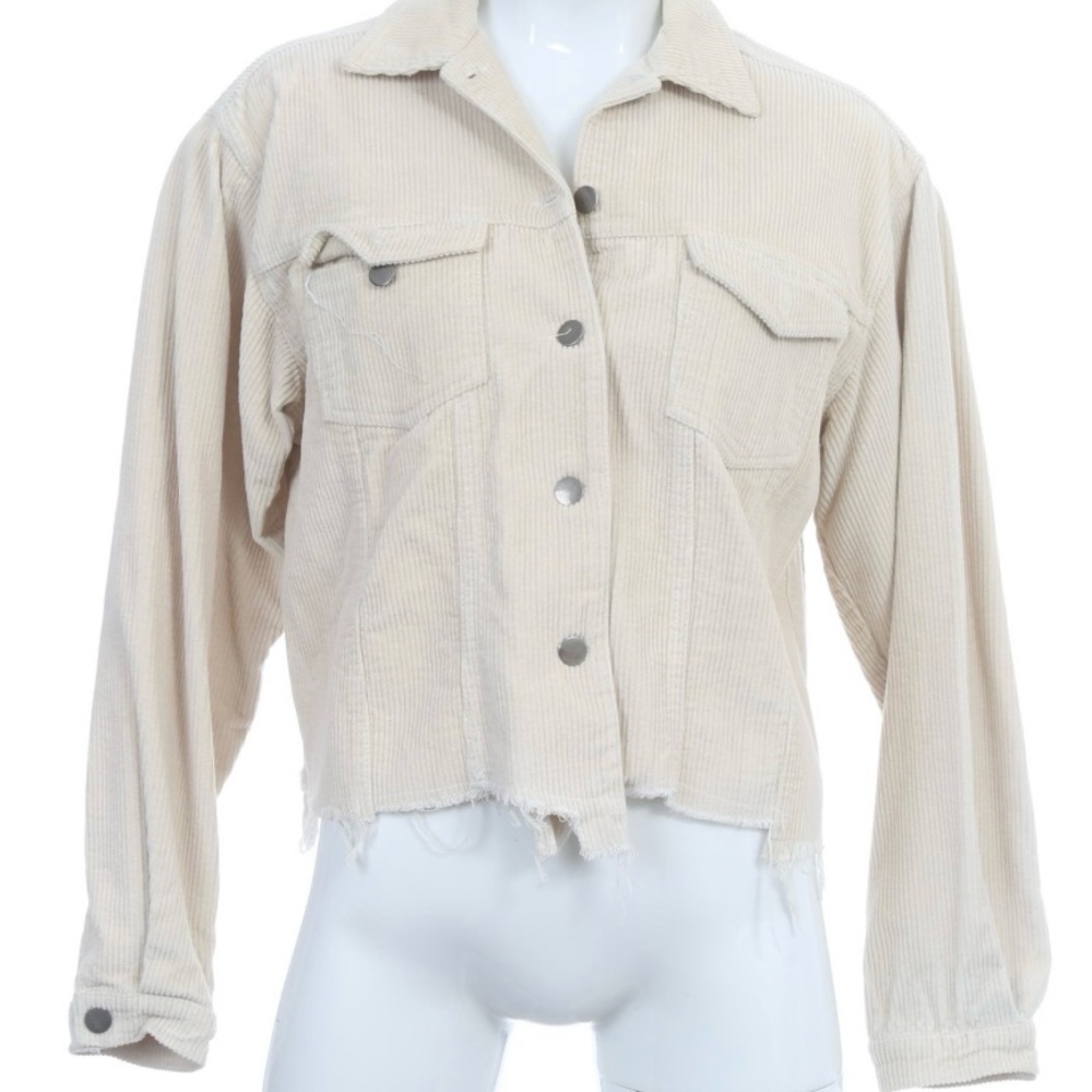 POL Cream Utility Corduroy Jacket